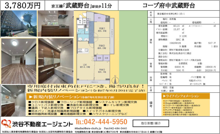 コープ府中武蔵野台