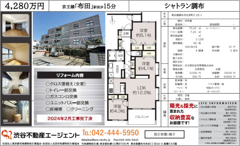 シャトラン調布