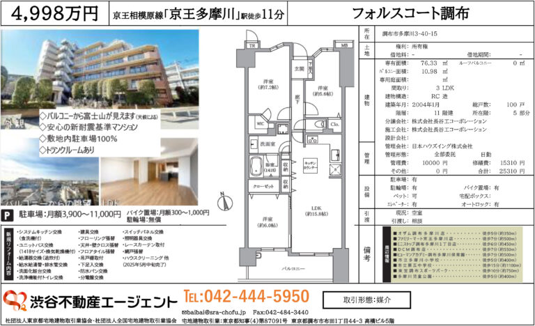 フォルスコート調布