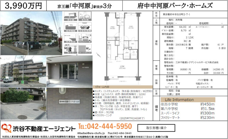 府中中河原パーク・ホームズ