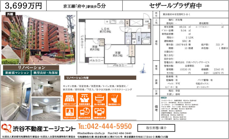 セザールプラザ府中