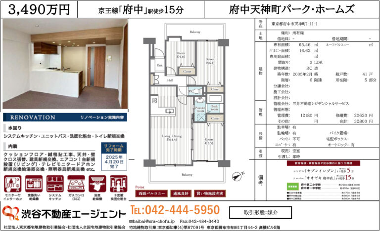 府中天神町パークホームズ
