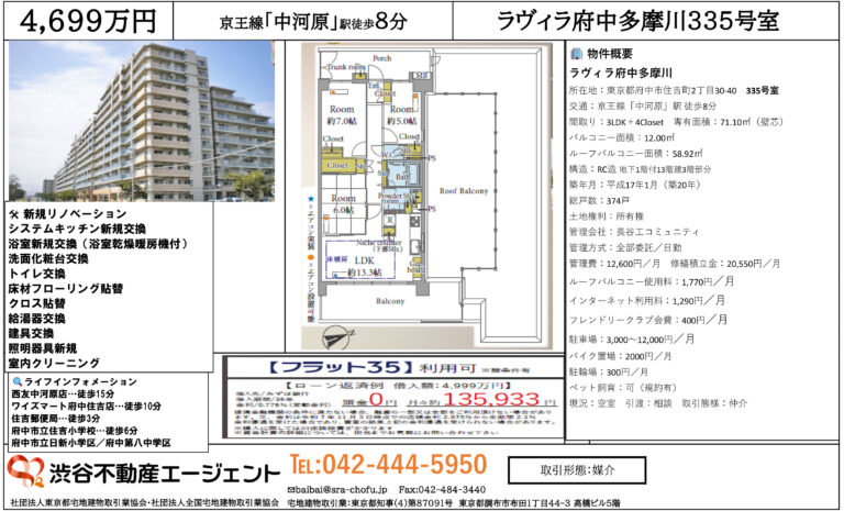 ラヴィラ府中多摩川335号室