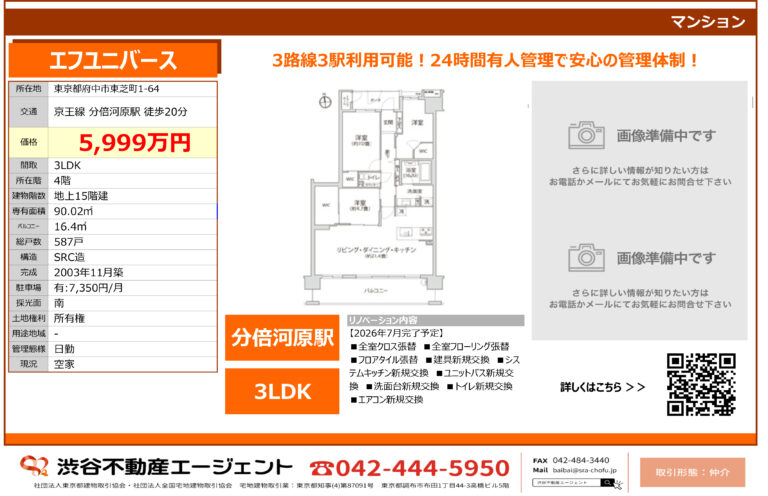 エフユニバース 410号室