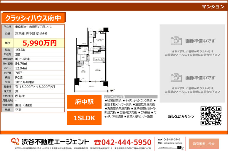 クラッシィハウス府中308号室