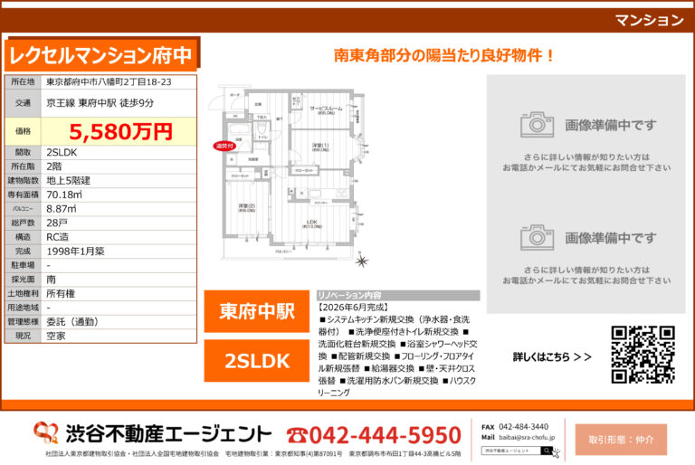 レクセルマンション府中205号室