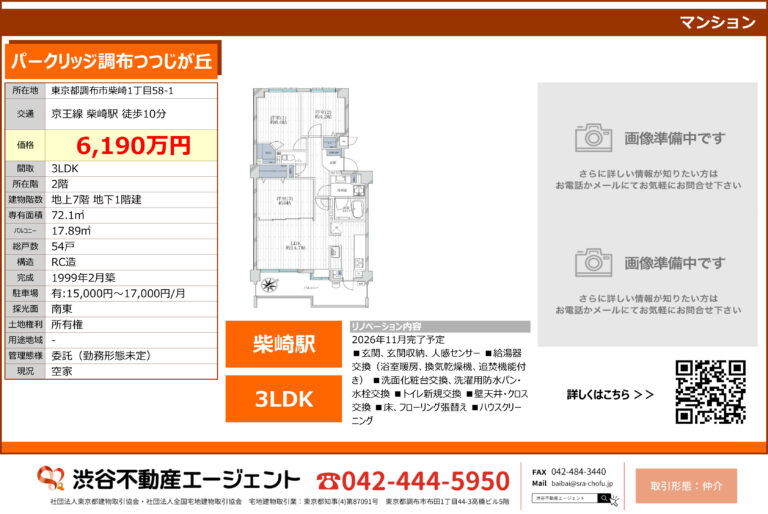 パークリッジ調布つつじが丘 202号室